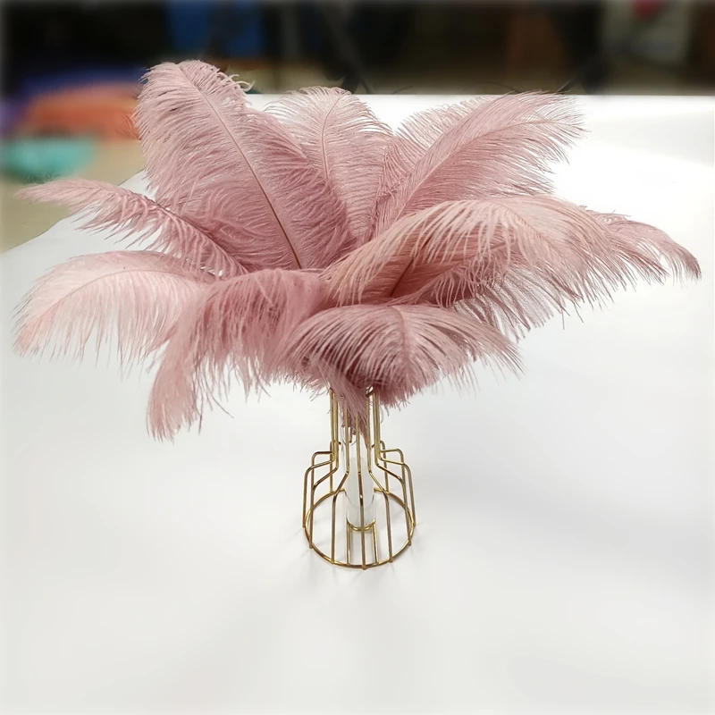 Description Picture 5 of item10Pcs/Lot Colored Ostrich Feathers for Crafts Wedding Decoration Handicraft Accessories Table Centerpieces Carnival Plumas Decor