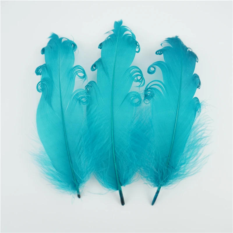 Description Picture 4 of item20Pcs Spiral Goose Feathers Wedding Party Decoration 12-18cm Swan Pluma Handicraft Accessories Jewelry Creation DIY Centerpieces