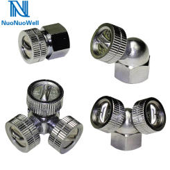 Agriculture High Pressure Cooper Sprayer Nozzle Fine Mist Sprinkler Garden Dust Removal Cooling Systerm Pesticide Save