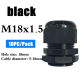 10pcs M18(black)