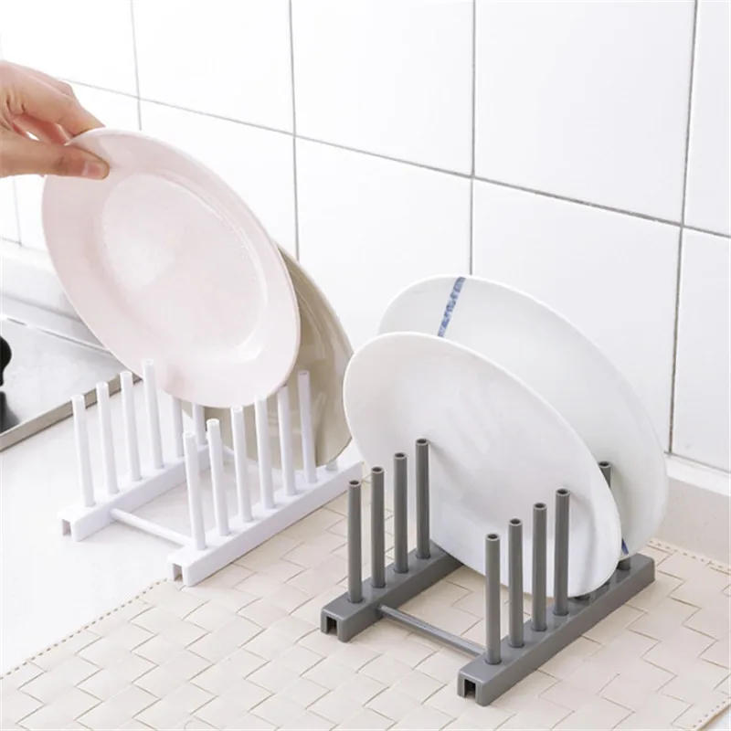 Description Picture 2 of itemkitchen Sink Drain Rack Storage Organizer Dish Drying Rack Holder Drainer Cocina Plastic Plate Cups Stand Display Holder