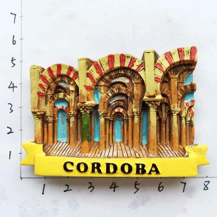 Description Picture 4 of itemSpain Refrigerator Magnets Tourist Souvenir Cordoba Barcelona Mallorca Sevilla Cantabria Travel Gifts Magnetic Fridge Stickers