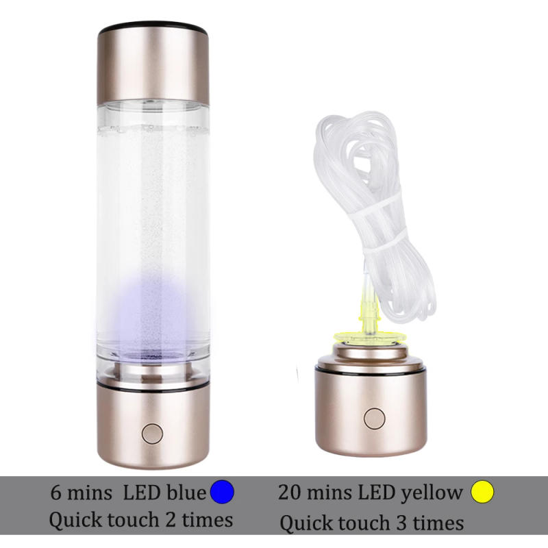 Description Picture 6 of itemQuantum Smart MRETOH Molecular Resonance Nano High Rich Hydrogen Water Cup Generator SPE ORP Alkaline Ionizer Pure H2 Bottle