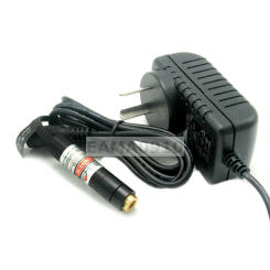 Focusable 635nm 10mW Cross Diode Orange-Red Laser Module Locate Light w/Adapter