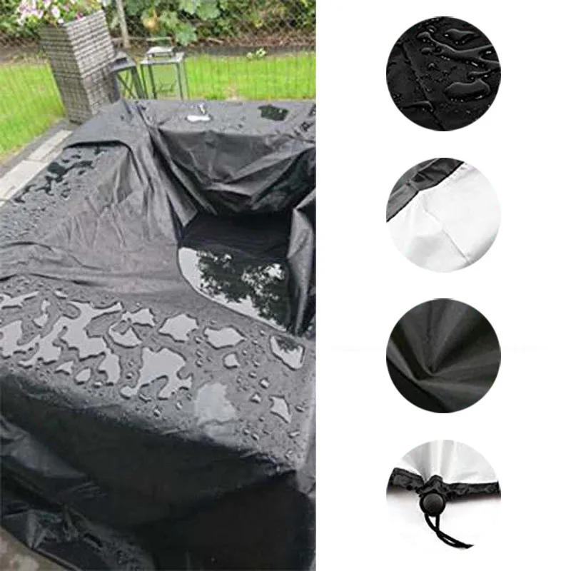 Description Picture 2 of itemOutdoor garden bench Oxford cloth waterproof and dustproof cover sofa chair table dust cover multifunctional chair cover