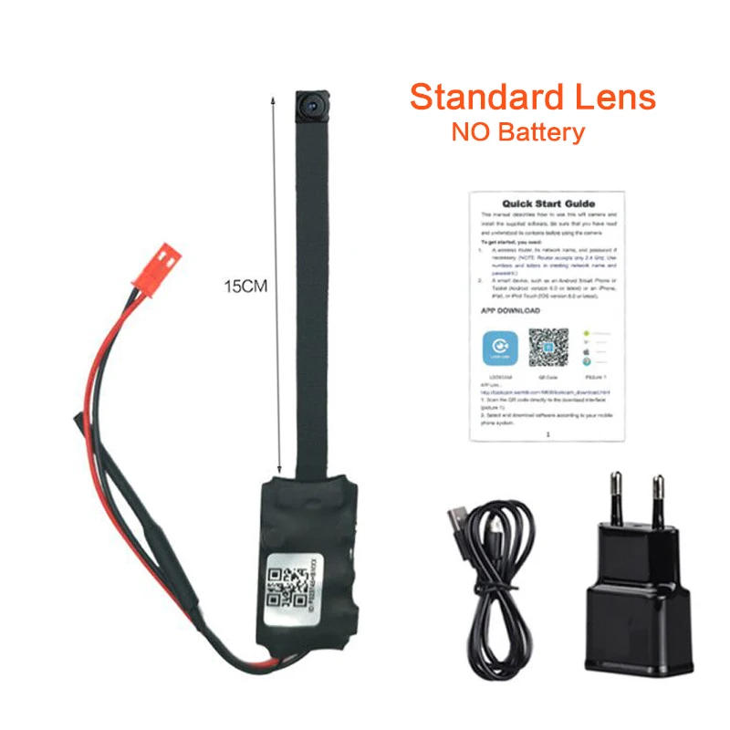 Description Picture 6 of itemHD 1080P DIY Portable 4K WiFi IP Mini Camera Motion Detection Remote View P2P wireless Micro Camcorder Loop Recording with batt