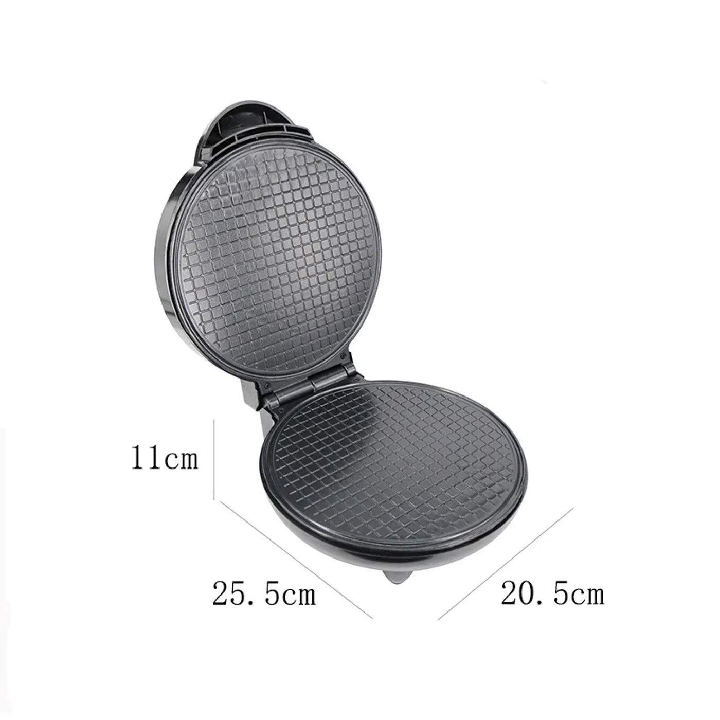 Description Picture 4 of itemElectric Crispy Egg Roll Maker Omelet Sandwich Iron Crepe Baking Pan Waffle Pancake Oven DIY Ice Cream Cone Machine EU Plug