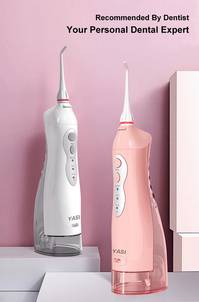 Description Picture 2 of itemOral Irrigator USB Rechargeable Water Flosser Portable Dental Water Jet 230ML Water Tank Waterproof Teeth Cleaner