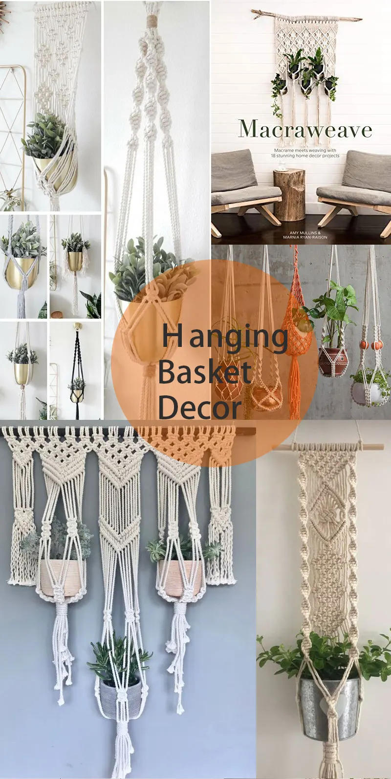 Description Picture 3 of itemHanging basket macrame wall hanging planter hangers air plant home decoration handcrafted  plant  hangers