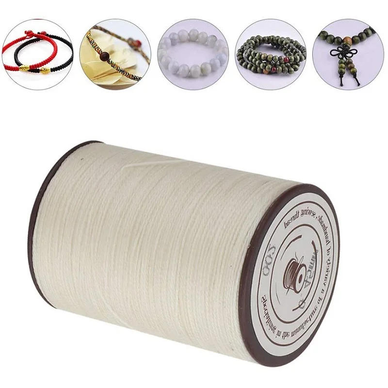 Description Picture 5 of item0.35 -0.45 -0.55 - 0.65mm 63colors Polyester Waxed Line Leather Craft Sewing Wax Thread Cord Round Leather Sewing Wax Thread DIY