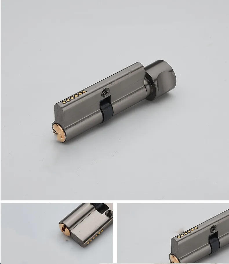 Description Picture 6 of itemModern aluminum alloy door lock mute bedroom living room door handle lock mechanical anti-theft lock core furniture hardware