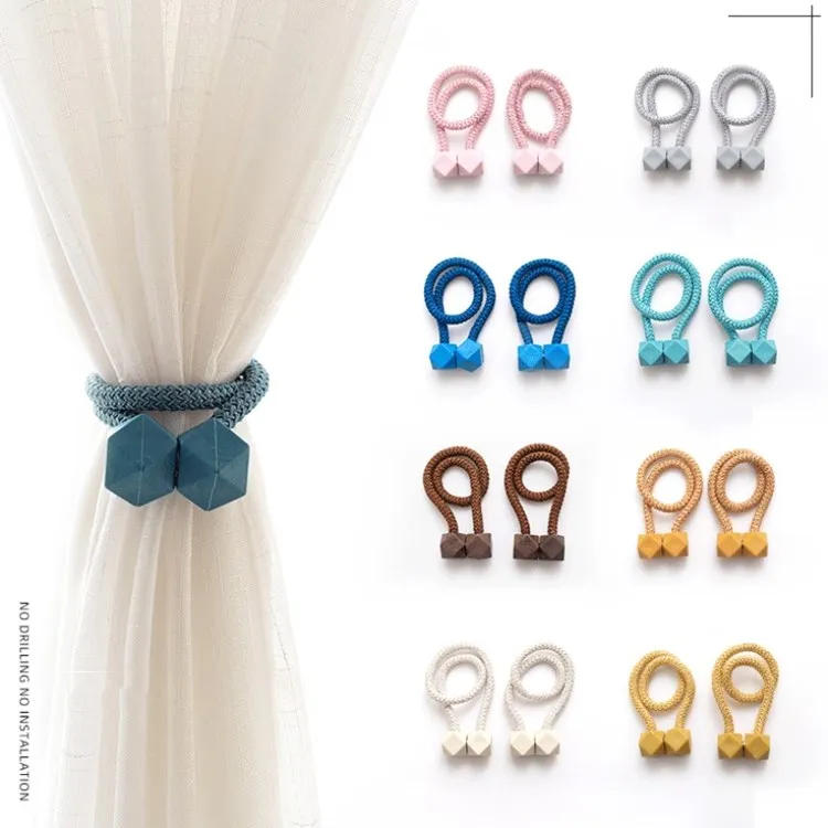 Description Picture 6 of itemPearl Magnetic Curtain Clip Curtain Holders Tieback Buckle Clips Hanging Ball Buckle Tie Back Curtain Accessories Home Decor
