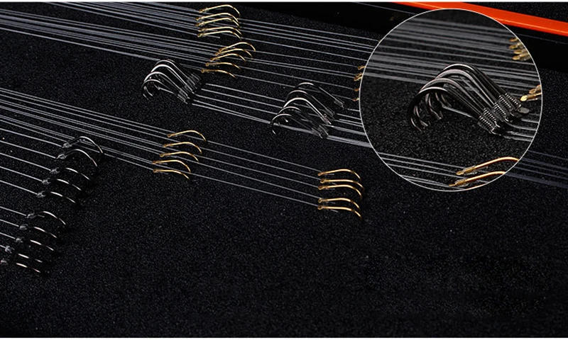 Description Picture 4 of item32/37/45CM Carp Fishing Tackle Box Zig Chod Stiff Hair Rig Storage Box Case for Herabuna Fishing Line Hook Accessory A303