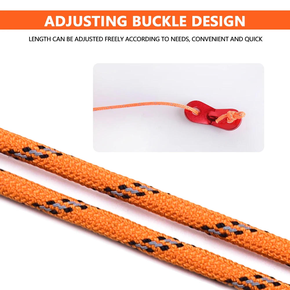 Description Picture 6 of item4m 4MM Reflective Guyline Tent Rope Multifunction Runners Guy Line Cord Paracord Outdoor Sports Camping Hiking Tent Accessories