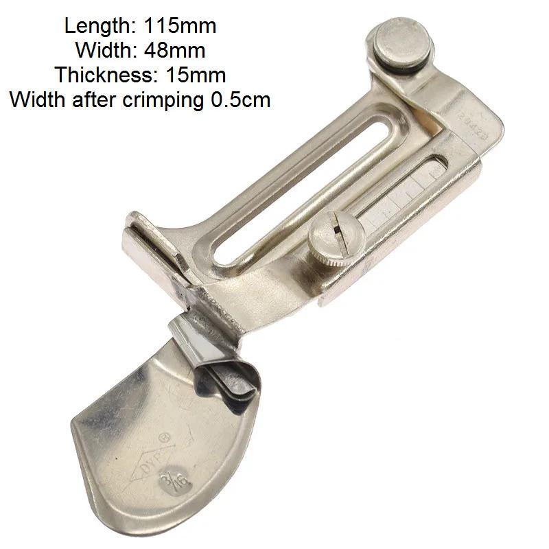 Description Picture 6 of itemChzimade Overlock Folder Bending Sewing Machine Foot A11/S72L Flat Hemmer BIinder Feet Diy Sewing Machine Knitting Accessories