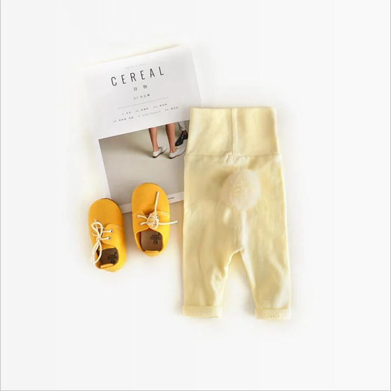 Description Picture 5 of itemBaby Boy Girl Pants Cute Cotton Solid Color Leggings Newborn Infant Trousers