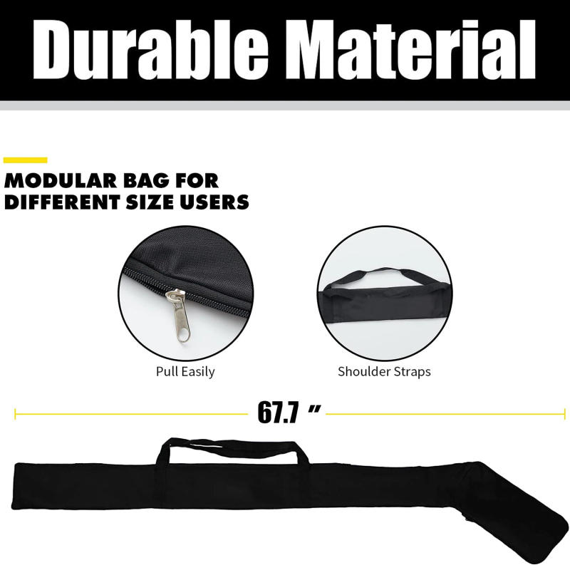 Description Picture 4 of itemPortable One Shoulder Ice Hockey Stick Bag High Quality Black Light  Waterproof Stick Adjustable for Hockey Stick