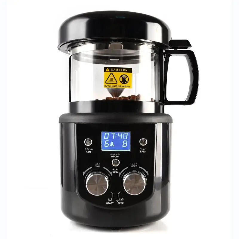 Description Picture 4 of item80-100g CE/CB Home Coffee Roaster Electric Mini No Smoke Coffee Beans Baking Roasting Machine 110-240V 1400W