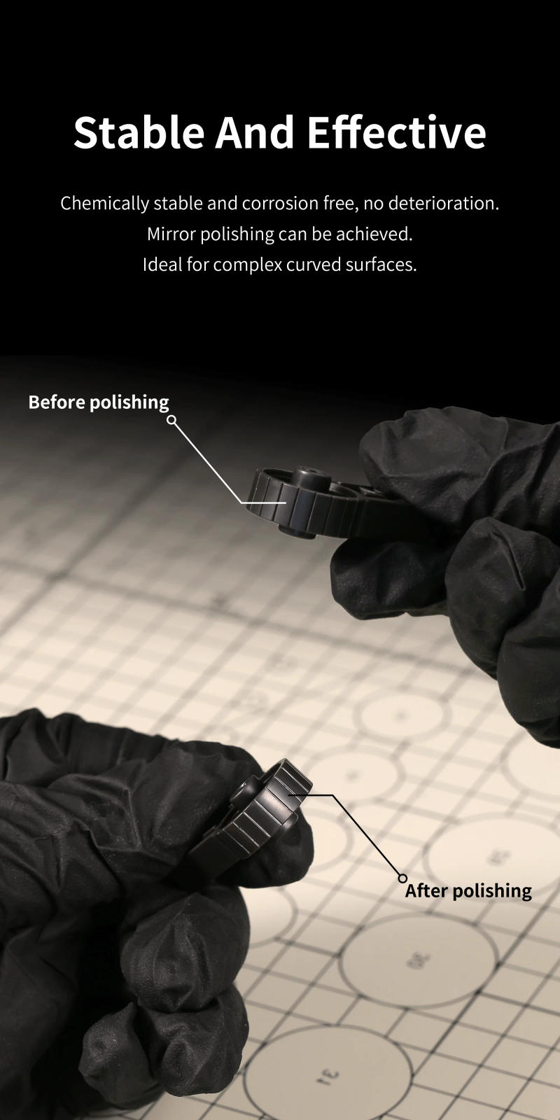 Description Picture 4 of itemDSPIAE LM-10 #2000~#10000 Polishing Compound Sponge Polishing Pad ES-P Portable Electric Sharpening Pen Model Making DIY Tools