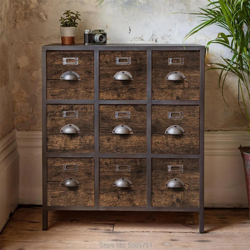 Description Picture 5 of itemSelf Adhesive Vintage Distressed Wood Grain Wallpaper, Brown Peel and Stick Renovated Paper