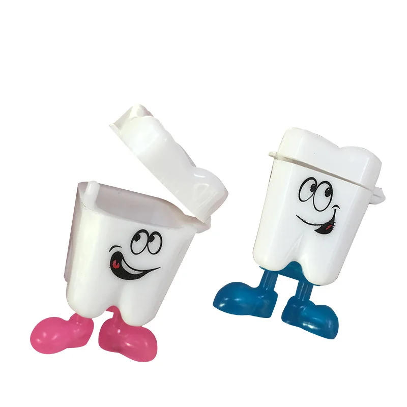 Description Picture 5 of item10PCS Baby Tooth Box Cute Cartoon Kids Teeth Organizer Plastic Milk Teeth Storage Box Save Collect Case First Tooth Mini Gift