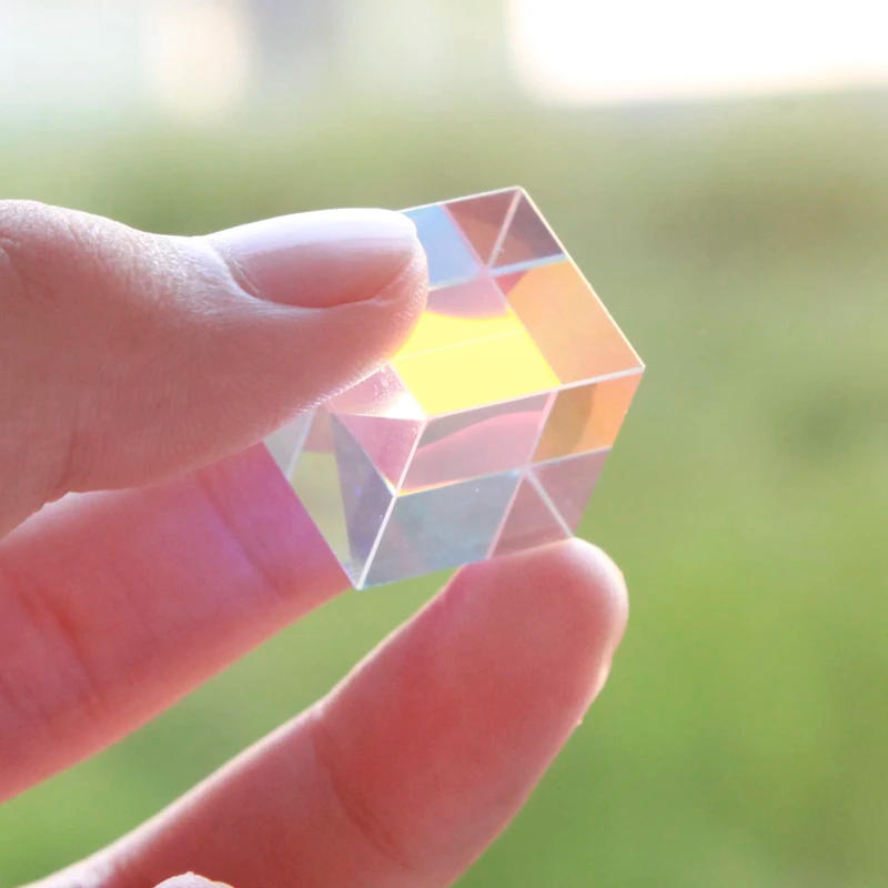 Description Picture 5 of itemGlass Cube 18Mm Dichroic Prism X-Cube Prisms for Photographic Beam Splitting Photography Accessories Decorate Gifts Cute Light