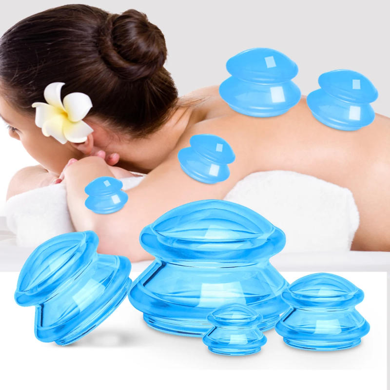 Description Picture 2 of itemAnti-cellulite Silicone Suction Cup Ventosas Massage Body Cups Vacuum Cupping Therapy Set Masajeador Face Sucker Slimming Jars