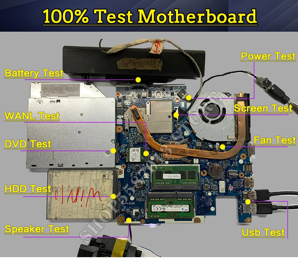 Description Picture 2 of itemKEFU GL553V Mainboard ZX53V GL553VD GL553VE GL553VW FX553V ZX553V G553V Laptop Motherboard I5 I7 6th/7th Gen GTX1050/GTX1050Ti