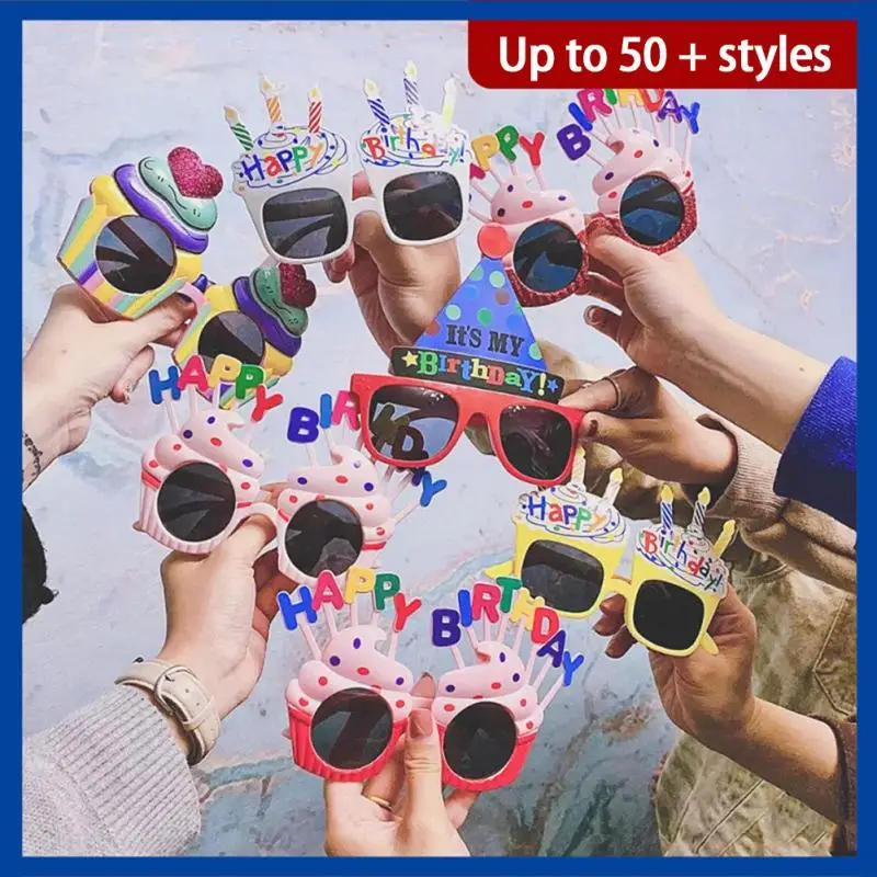 Description Picture 2 of itemPhotography Props Glasses Happy Birthday Bachelorette Party Birthday Party Decoration Photobooth Birthday Adult Children Glasses