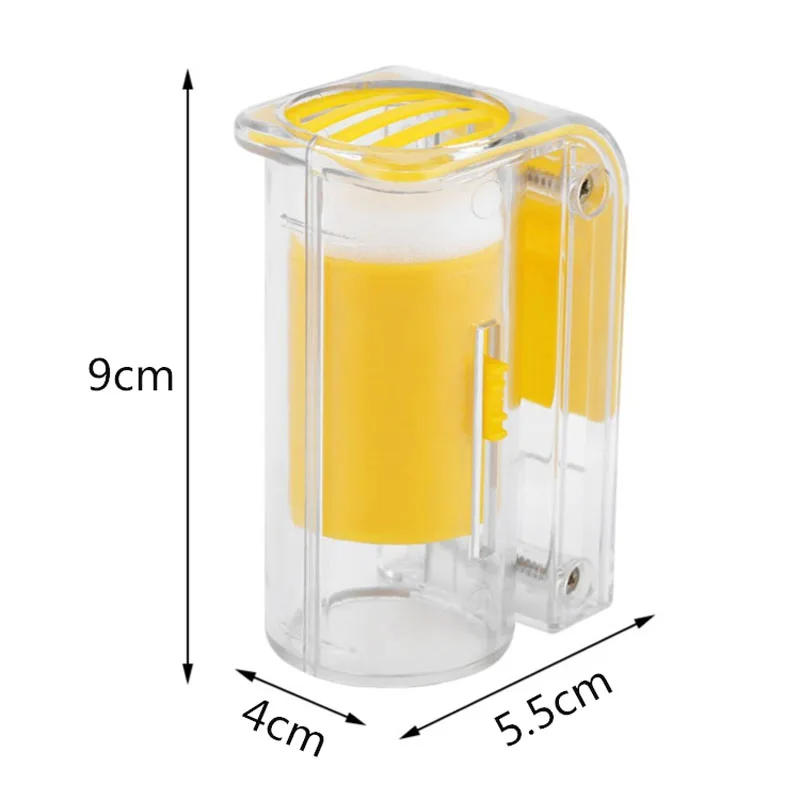Description Picture 2 of item1Pcs Bee Queen Marking Catcher Plastic One Handed Marker Bottle Plunger Plush Beekeeper Tool Garden Beekeeper Queen Bee Catcher