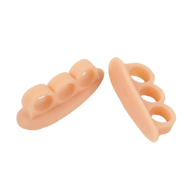 Description Picture 5 of item2pcs=1pair Silicone Bunion Guard Foot Care Straightener Orthopedic Toe Separators Finger Correction Spreader Protector Pad