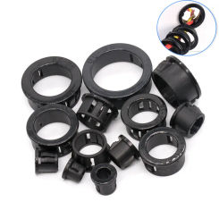 Plastic vent hole cover wire grommet gasket snap-on Electric box inlet outlet o Seal ring Dust plug cable protector Hardware