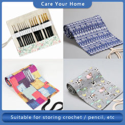 Hooks And Knitting Accessories Bag Crochet Needles Storage Case Bag Crafts And Sewing Pencil Brushes Stationery Storage Holder