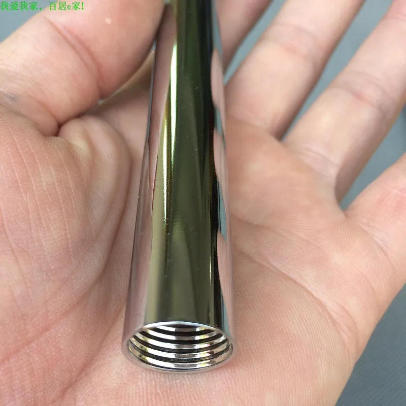 Description Picture 3 of item2pcs/lot Inner M14x1.5mm Female Thread Connection Tube M16 Hollow Straight Rod Retro Gold/Chrome Inner Tooth Tube Table Lamp DIY