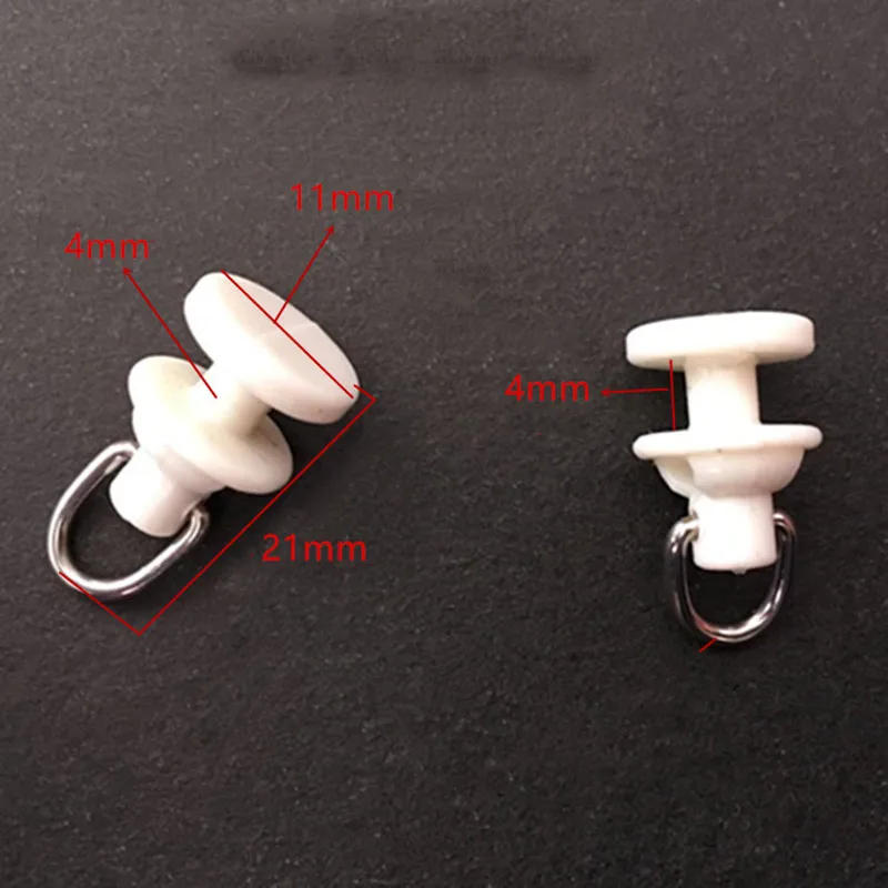 Description Picture 4 of item30Pcs/lot Curtain Rail Plastic Pulley Window White Hook Rollers Curtain Track Accessories Home Renovation Hardware Supplies