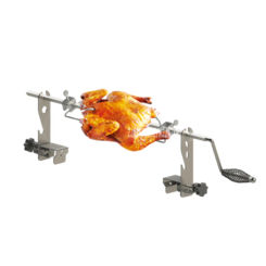 5V Electric Chicken Grill Outdoor Chicken Grill Stainless Steel Barbecue Fork Meat Rod Roaster Grill Outdoor Camping BBQ Tools