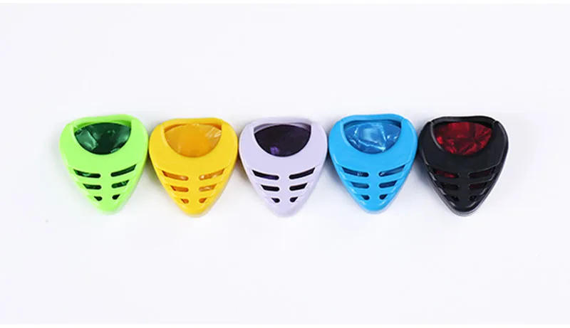 Description Picture 3 of item10PCS Guitar Picks Box Durable Plastic Plectrum Case Celluloid Mediator Holders Bass Acoustic Guitar Electric Guitar Accessories