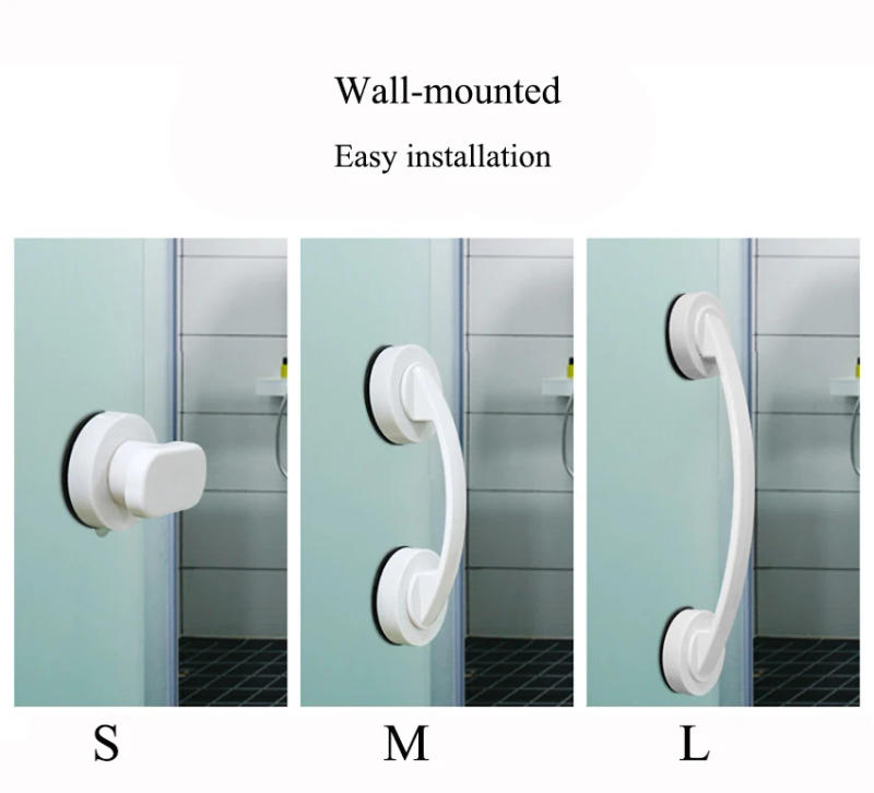 Description Picture 3 of itemBathroom Sucker Handle Toilet Seat Armrest for Glass Door,Refrigerator,Cabinet Safety Handle Grab Bars Anti-slip Handrails 욕실손잡이