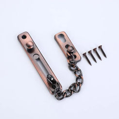 1PC Stainless Steel Security Guard Chain Bolt Locks Safety Slide Bolt Chain Lock Guard Cabinet Latch Anti-theft Door Hardware