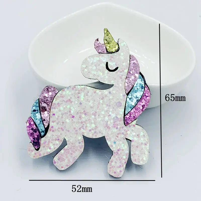 Description Picture 3 of itemPatches Pads Felt Appliques Diy Craft Accessories for Hairband Padded Flowers Appliques Craft Sewing 52*65mm 4pcs-K048