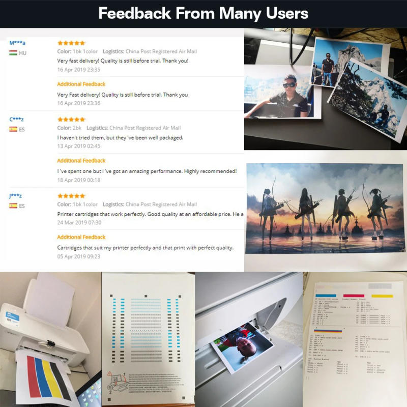 Description Picture 6 of itemALIZEO Refill Ink Kit for Epson for Canon for HP for Brother Printer CISS Ink and refillable printers Cartridges dye ink