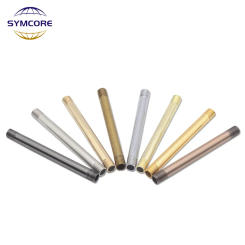 2pcs Straight Rod M10 M12 M16 Hollow Outer Tooth Tube Length 100mm Table Lamp Chandelier Crystal Lamp Extended Suspender