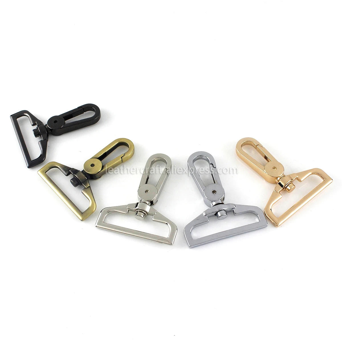 Description Picture 4 of item1pcs Metal 38mm D Ring Swivel Eye Snap Hook Trigger Clasps Clips for Leather Craft Bag Strap Belt Webbing Keychain Large Size
