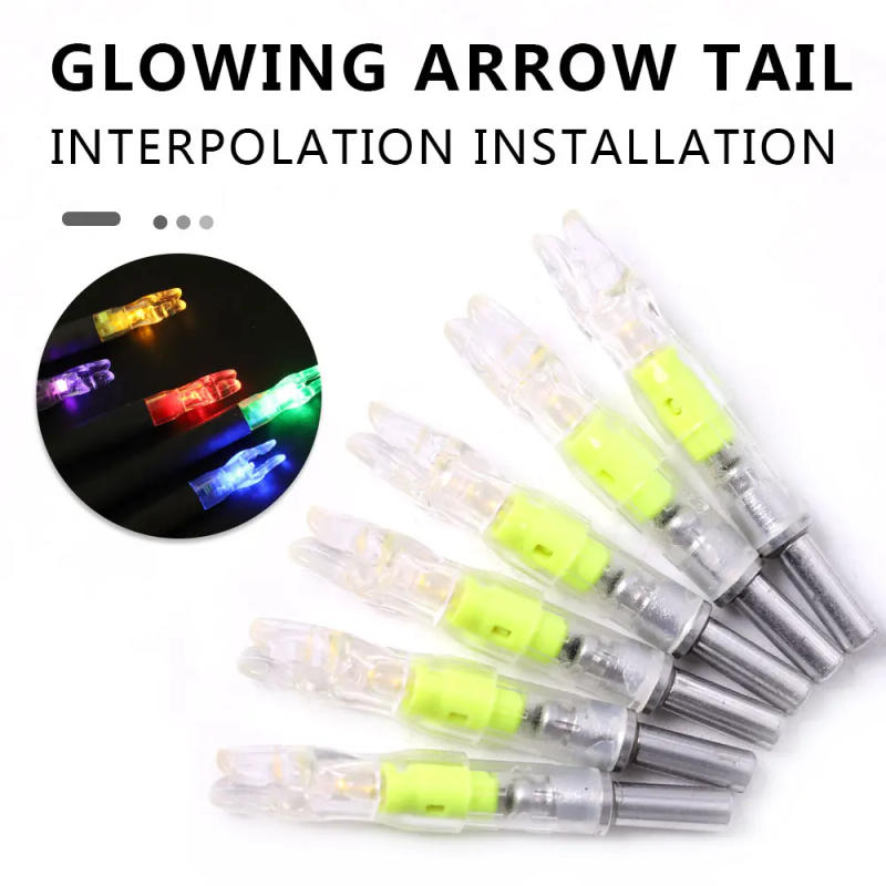 Description Picture 6 of item3pcs Automatically  LED Nock For ID 4.2 5.2 6.2 7.6 MM Archery Bow String  Lighted Activated Nocks Arrow Accessory Hunting