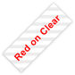 Red on Clear
