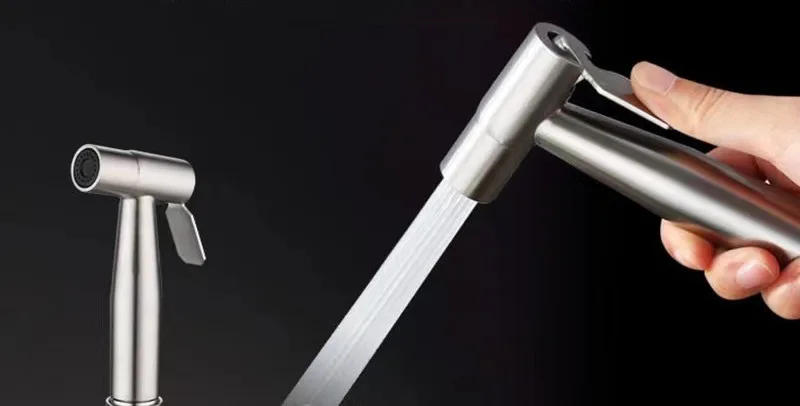 Description Picture 4 of itemSUS304 Stainless Steel Toilet Companion Small Shower Head Pressurized Bidet Toilet Spray Gun Faucet Shower Head