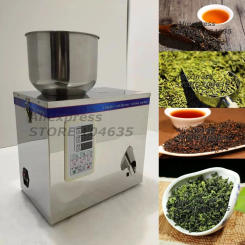 Particle Powder Grain Granules Weighing Filling Machine With Foot Pedal 1-30G Semi Automatic Filler Food processor