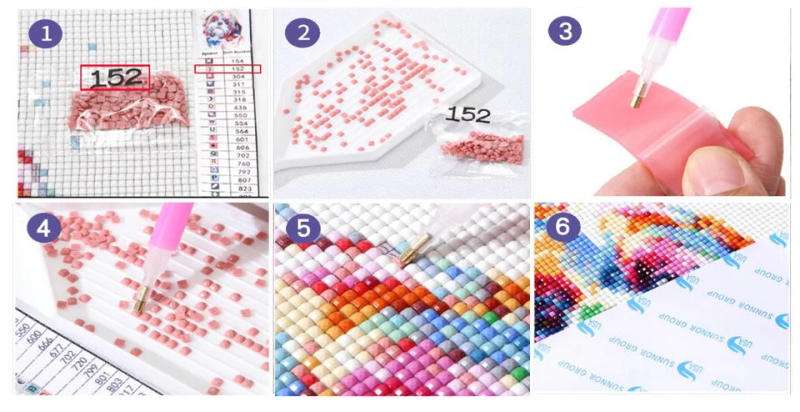 Description Picture 6 of itemUnicorn Fairy Diamond Painting Cross Stitch Full Square Round Drill Diy Diamond Mosaic Icons Cartoon Embroidery SaleZP-3011