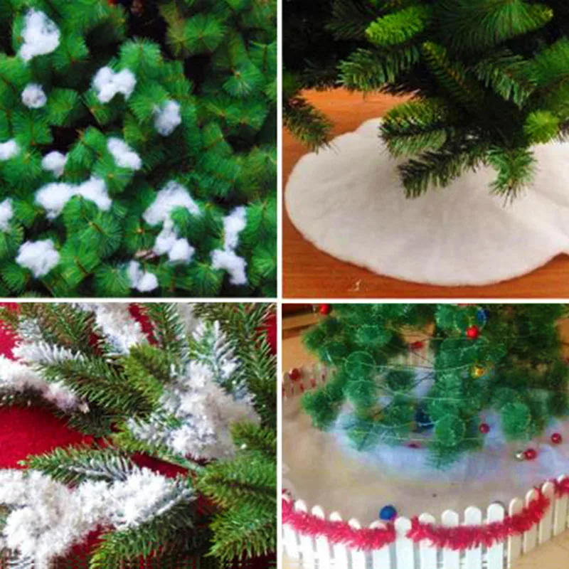 Description Picture 5 of item200x150cm Christmas Snow Cover Blanket Artificial Snow In Cotton for Christmas Tree Skirts Backdrop Decorations Fake Snow Carpet