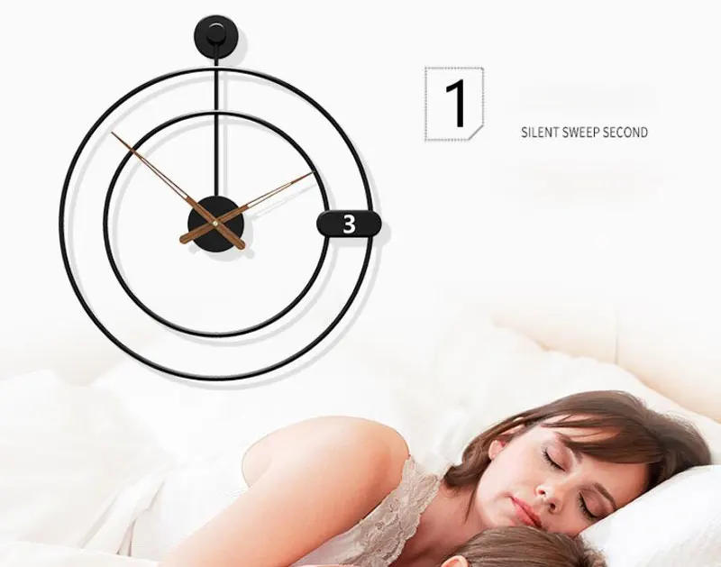 Description Picture 5 of itemWall Clocks Home Decoration Large Vintage European Creative Iron Art Living Room Dining Room Restaurant Hall Hotel Hanging Watch